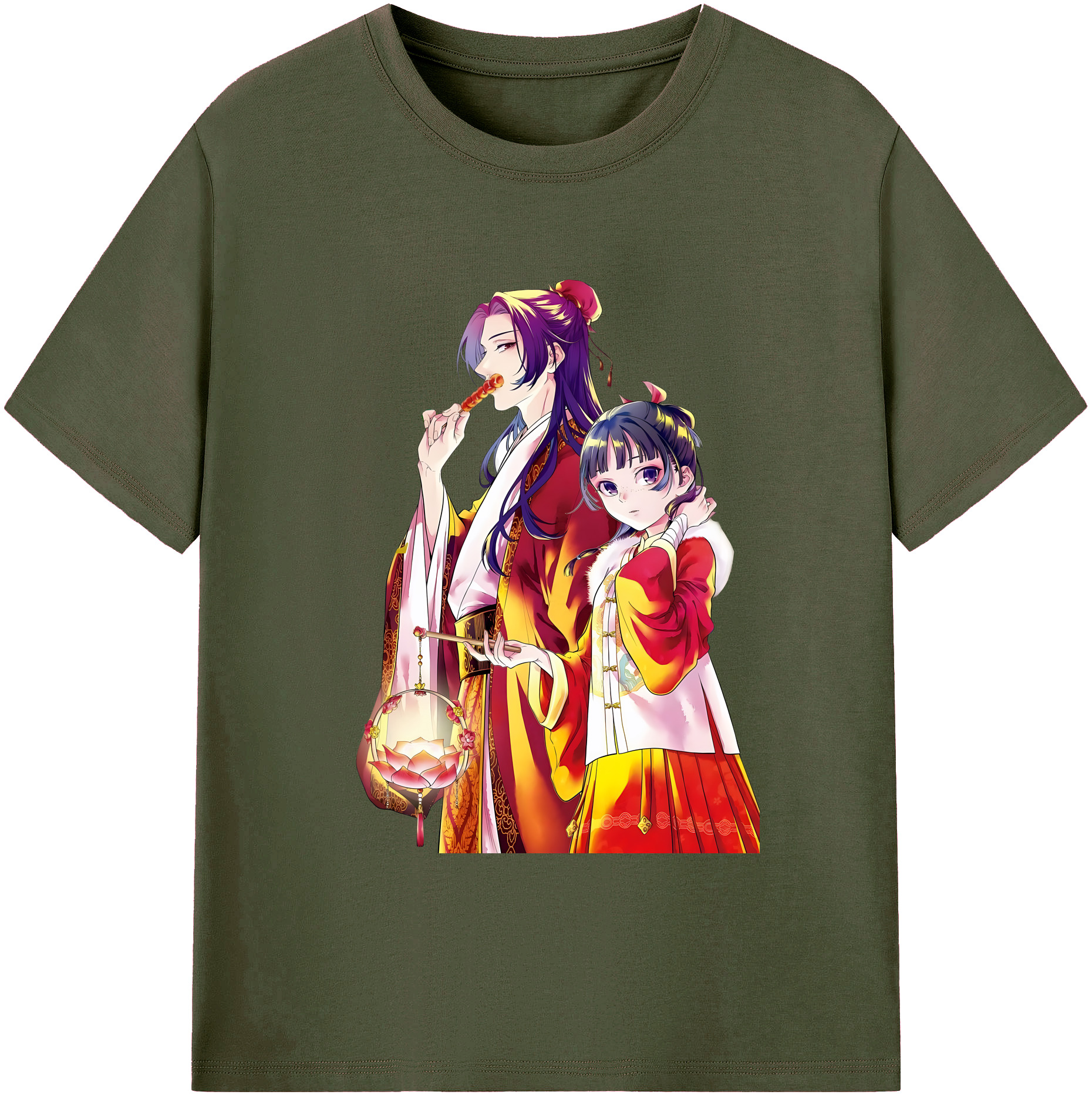 （画像用） 薬屋のひとりごと The Apothecary Diaries 綿100％ メンズ半袖Tシャツ｜肌触りやわらか＆通気性